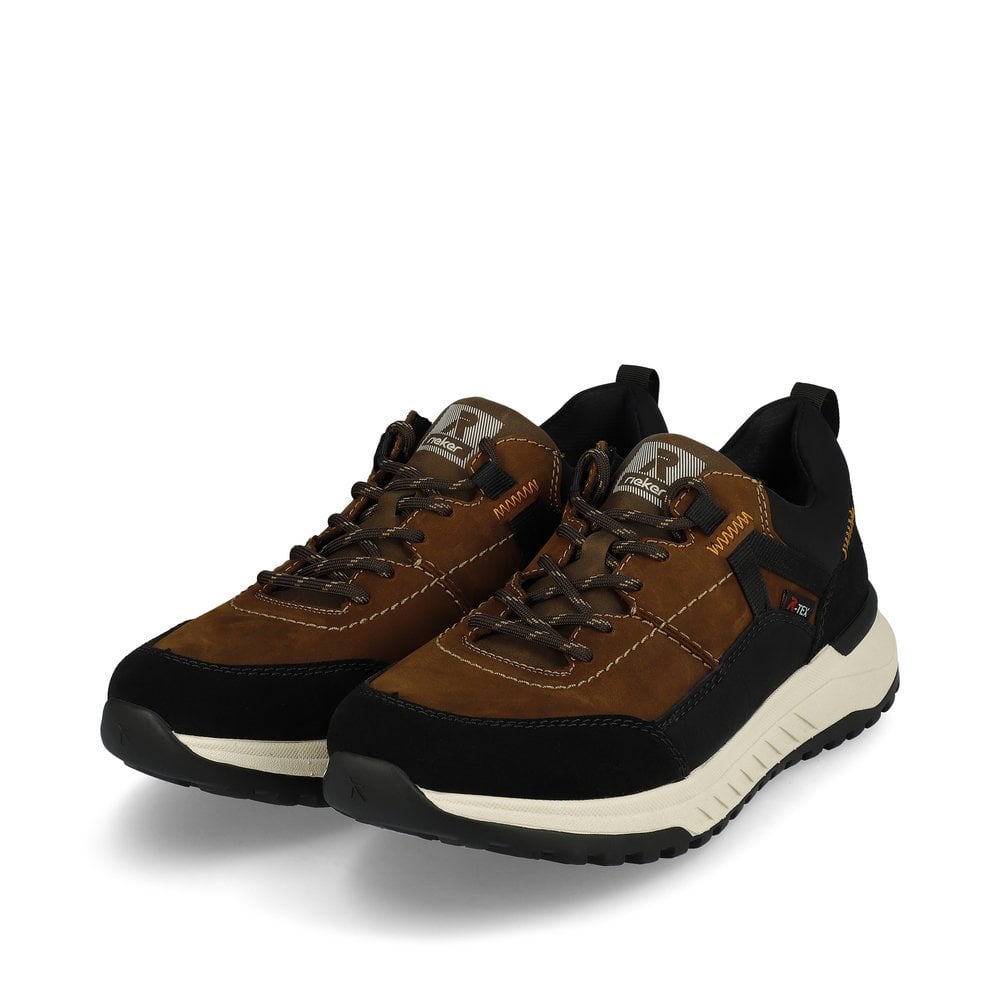 Rieker U0100 Water Resistant Lace Up Shoe - Brown Combi - image 009 |ww_colour=brown-combi|ww_order=009|