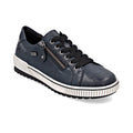 Remonte D0700 Water Resistant Lace & Zip Up - Blue - image 001 |ww_colour=blue|ww_order=001|