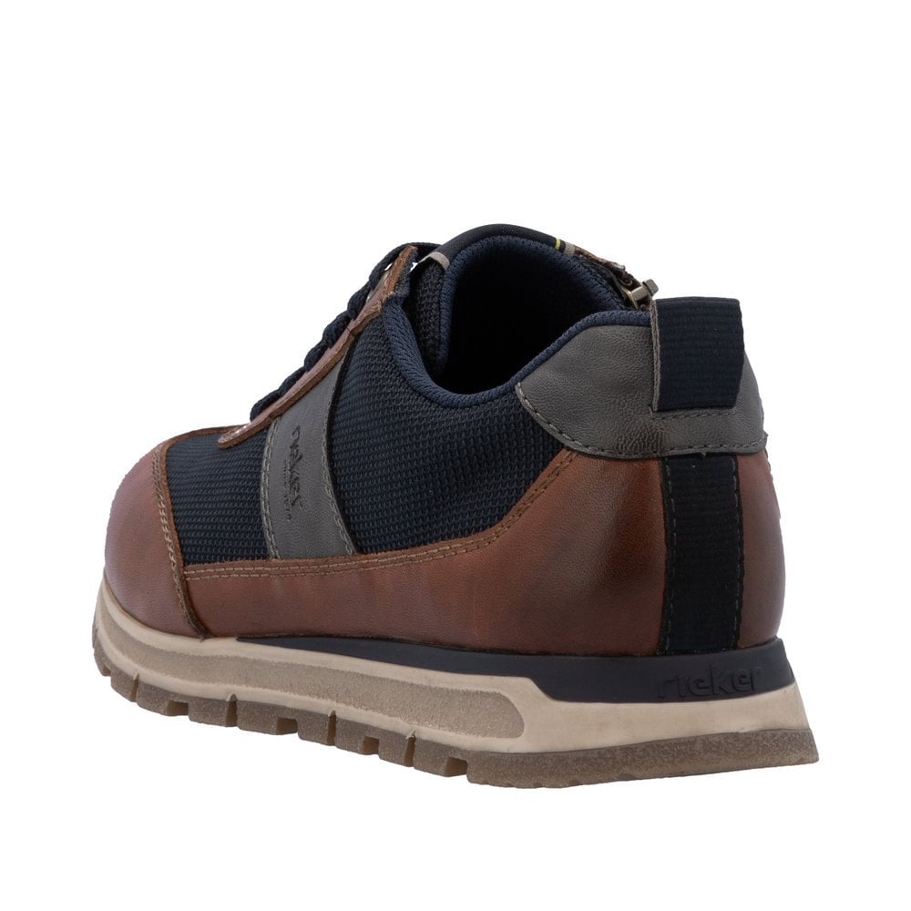 Rieker B0507 Lace & Zip Up Shoes - Brown - image 003 |ww_colour=brown|ww_order=003|