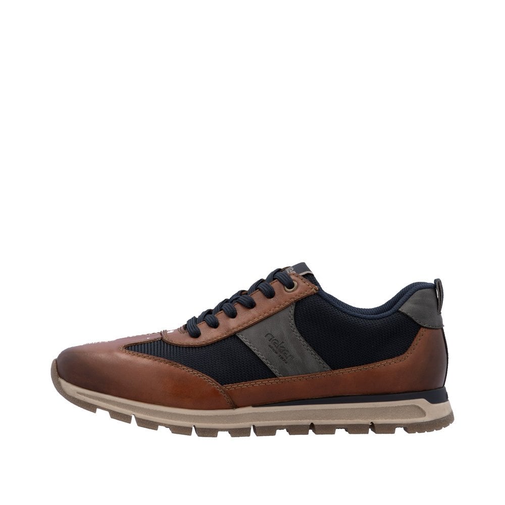 Rieker B0507 Lace & Zip Up Shoes - Brown - image 005 |ww_colour=brown|ww_order=005|