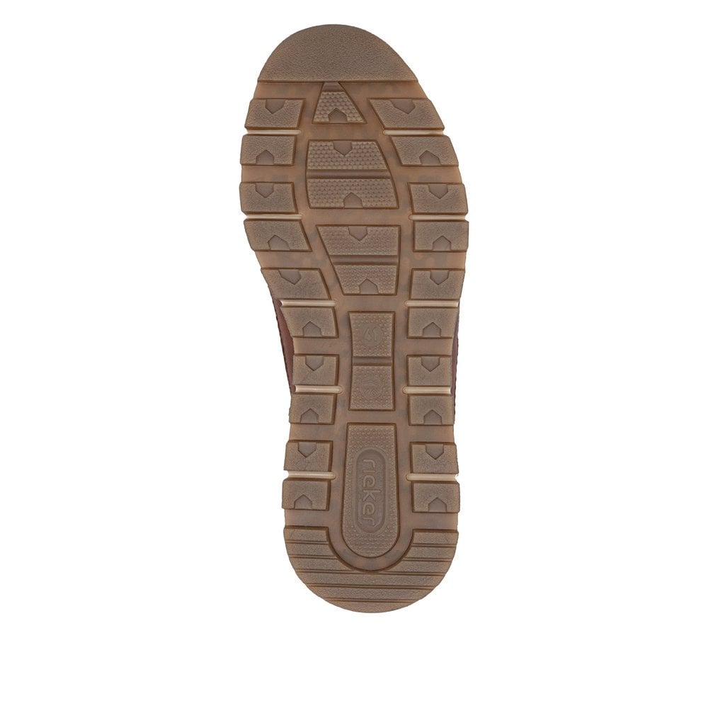 Rieker B0507 Lace & Zip Up Shoes - Brown - image 007 |ww_colour=brown|ww_order=007|
