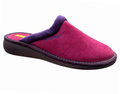 Nordikas 234-8 Natala Womens Rubi/Red Suede Mule Slippers - Updated Sole