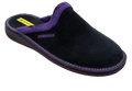 Nordikas 234-8 Natala Womens Negro/Black Suede Mule Slippers - Updated Sole