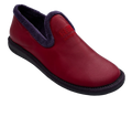 Nordikas Womens Nicola 305-4 Rojo/Red Full Leather Slipper - Updated Sole