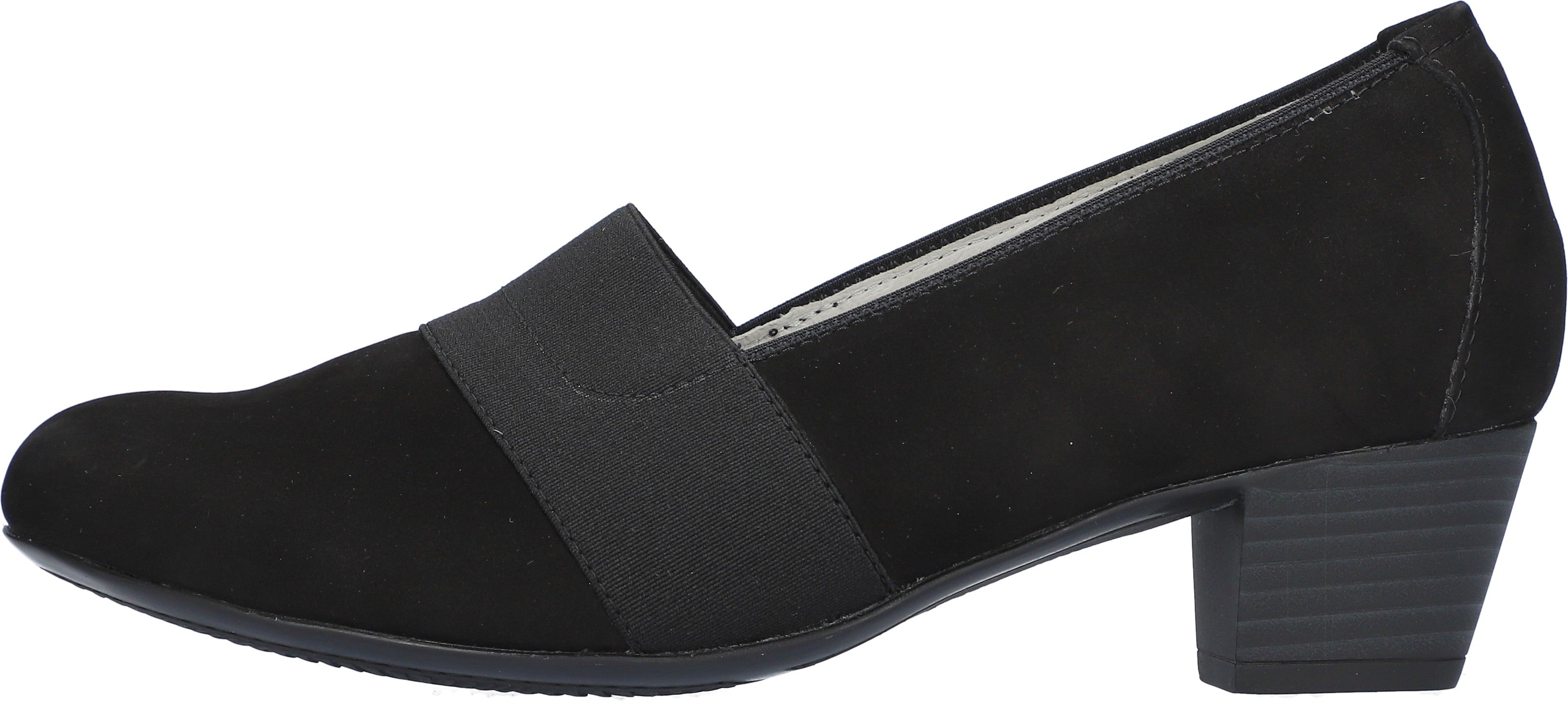 Waldlaufer Wide Hilaria Elasticated Court Shoe - 358505