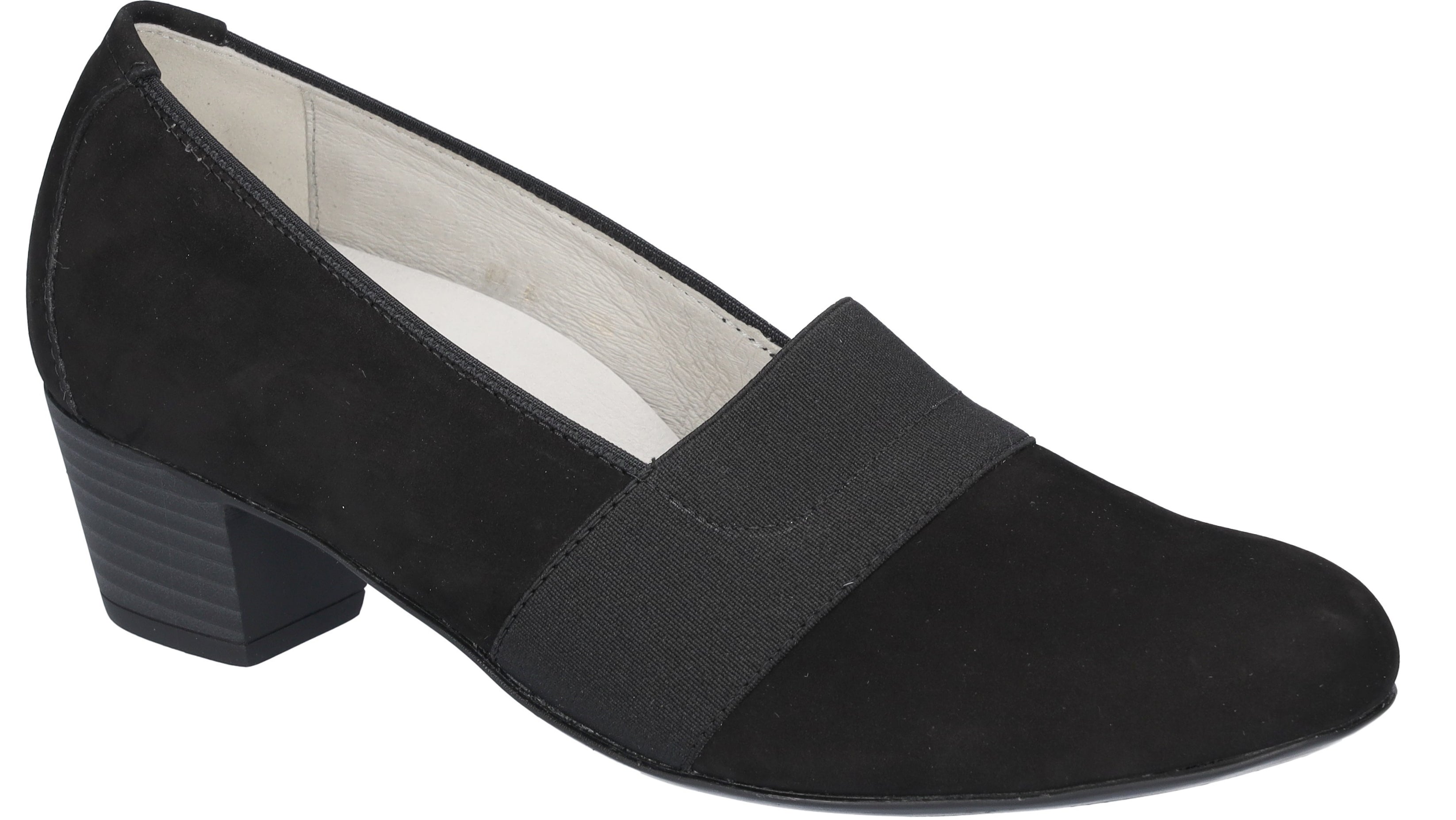 Waldlaufer Wide Hilaria Elasticated Court Shoe - 358505