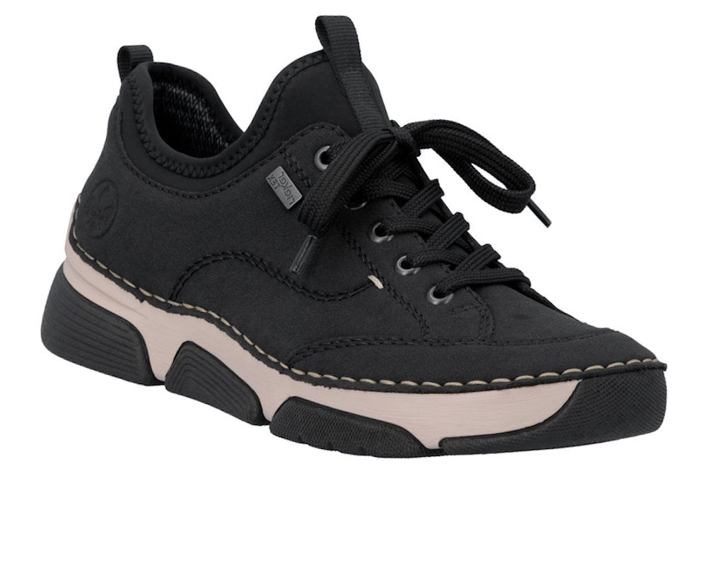Rieker 45976-00 Water Resistant Lace-up Shoe