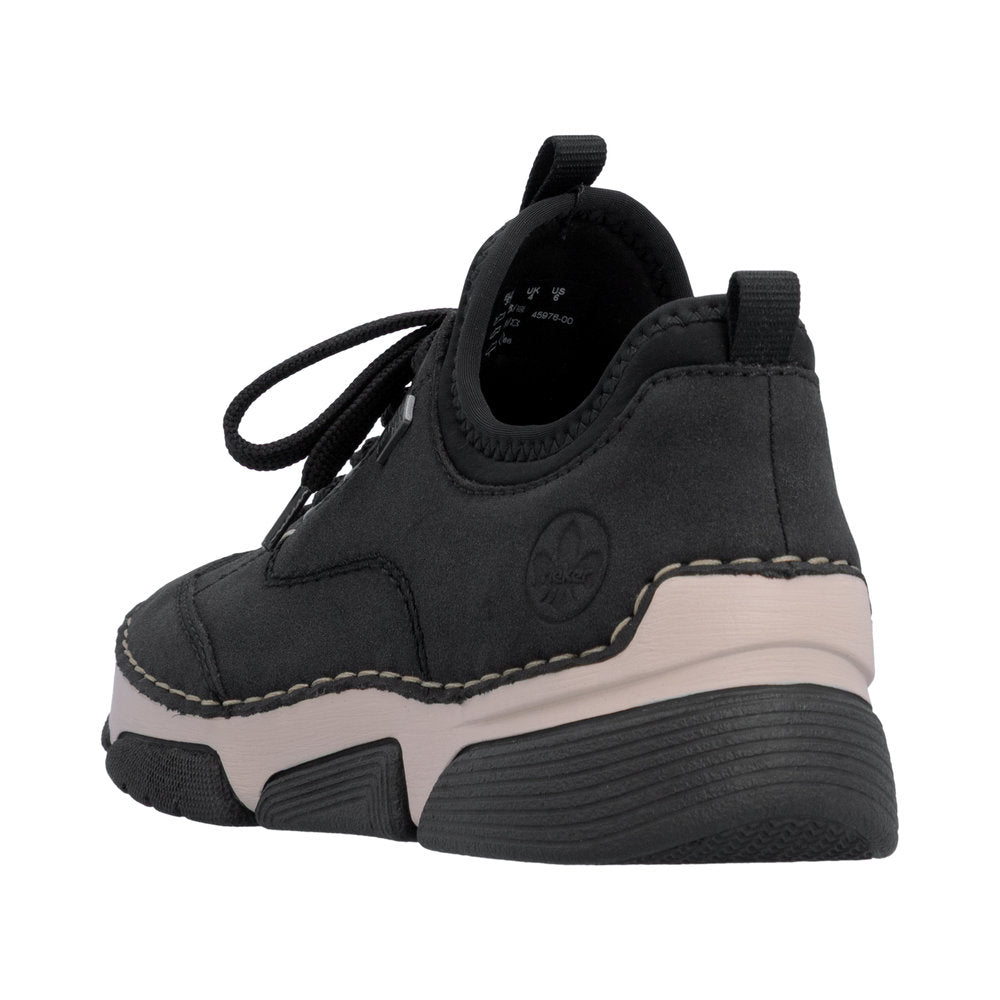 Rieker 45976-00 Water Resistant Lace-up Shoe