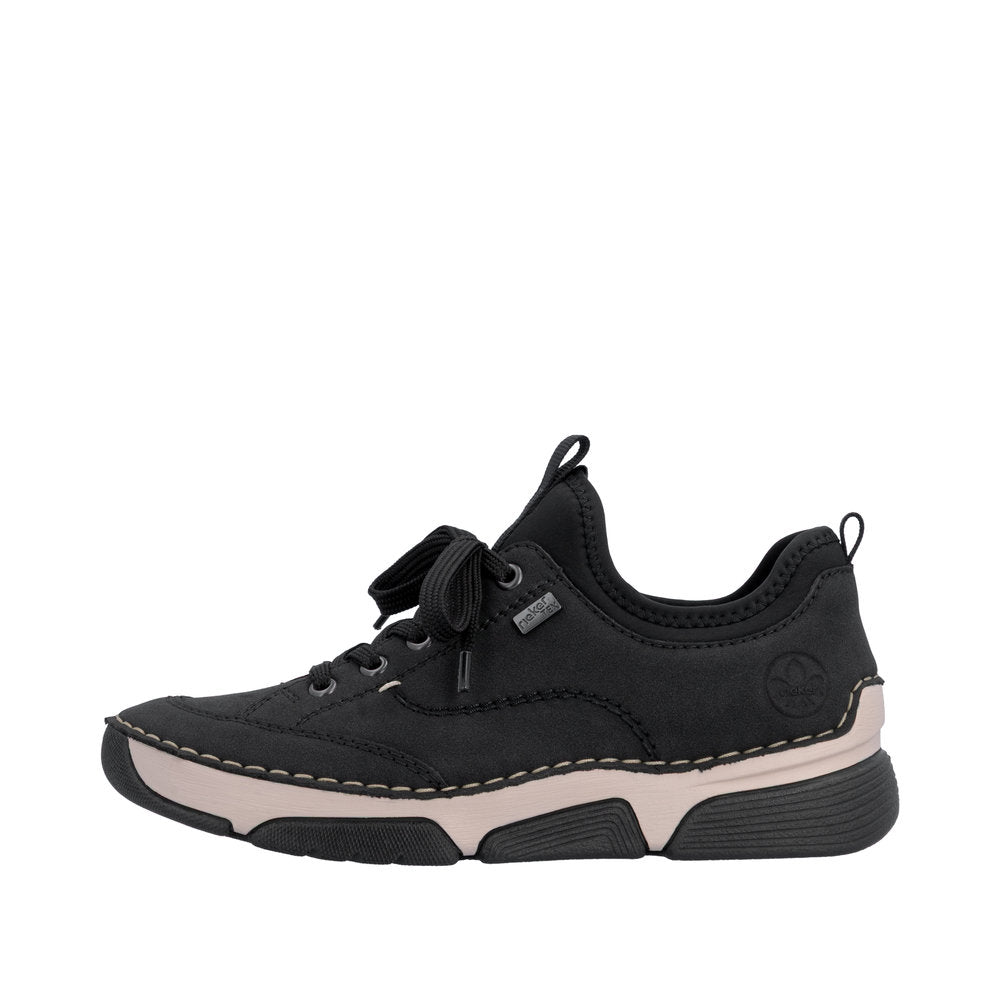 Rieker 45976-00 Water Resistant Lace-up Shoe