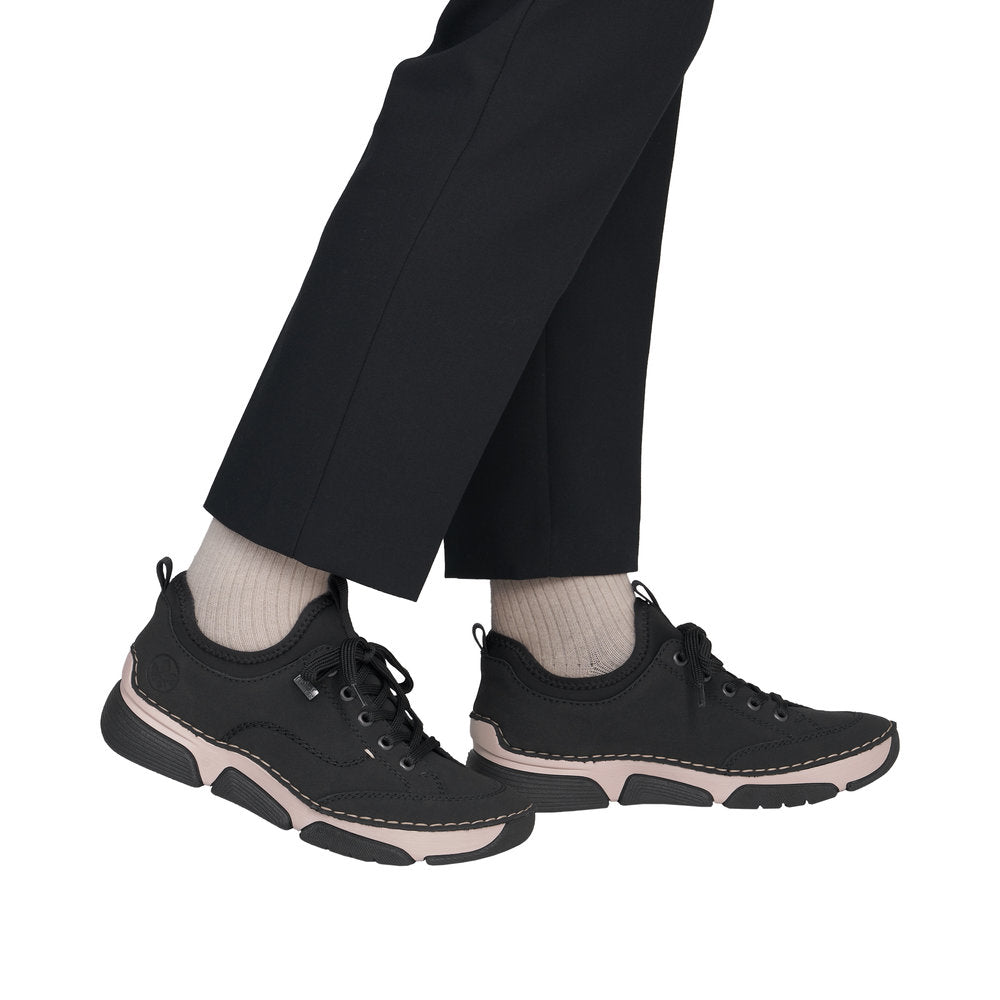 Rieker 45976-00 Water Resistant Lace-up Shoe