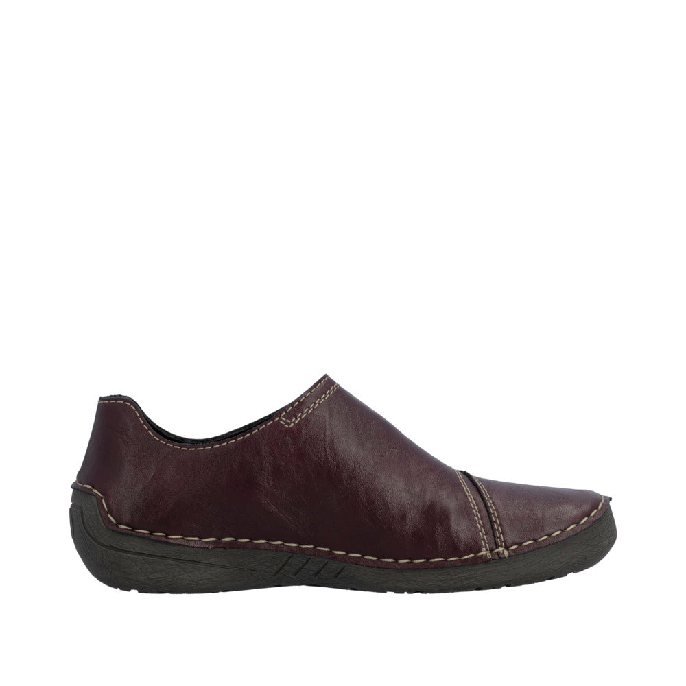 Rieker 52560-30 Burgundy Slip On Shoe