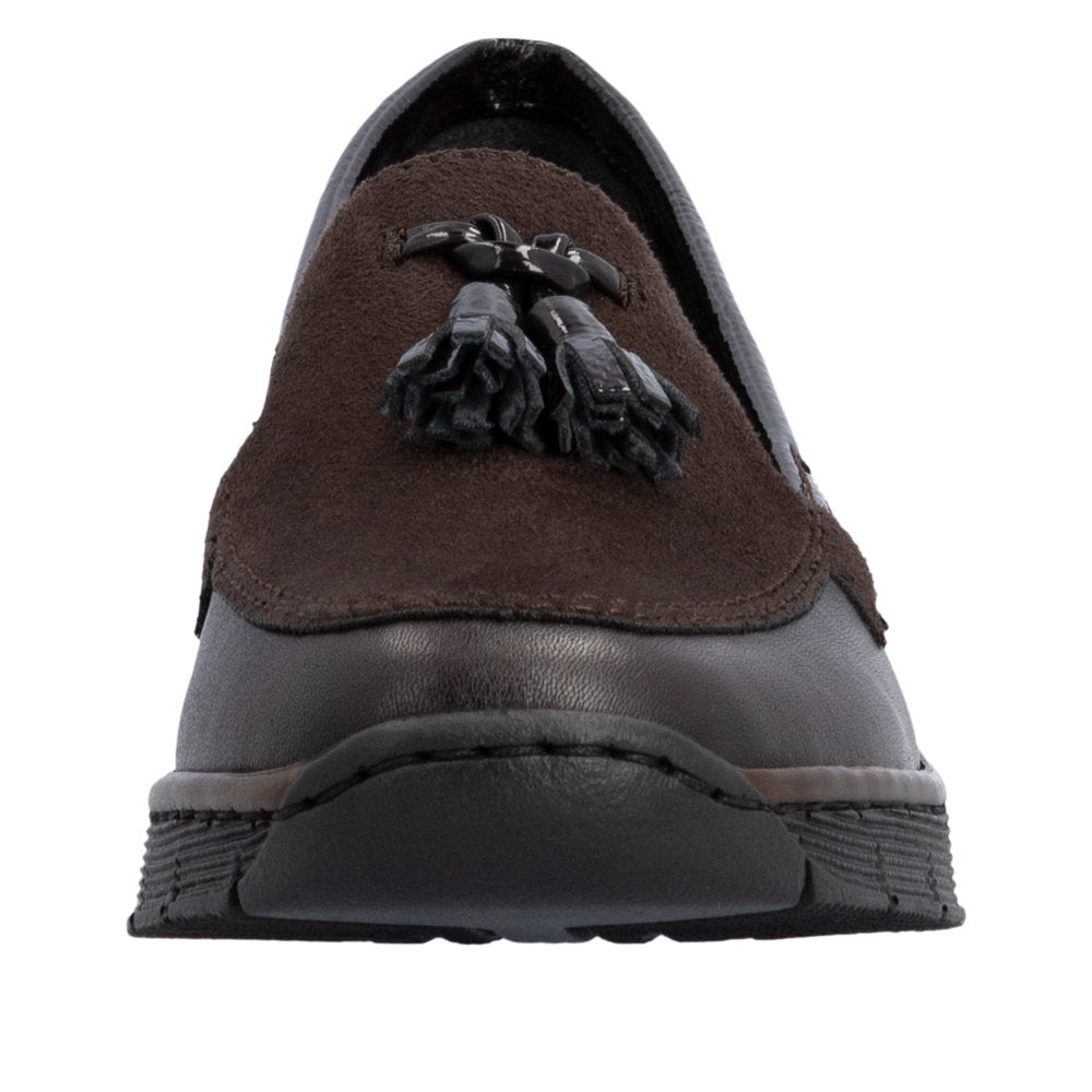 Rieker 53771-25 Slip On Brown Shoe