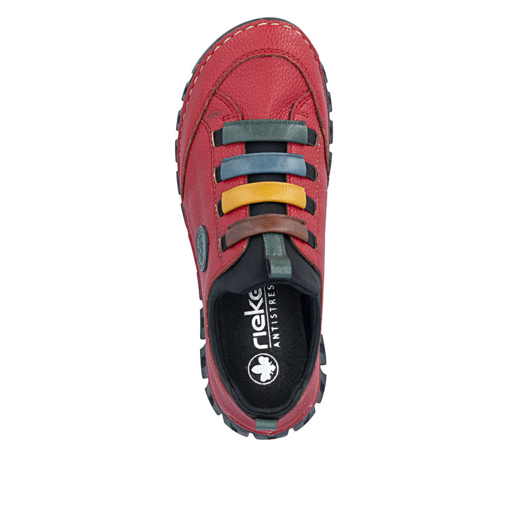 Rieker 57550-33 Red Slip On Shoe