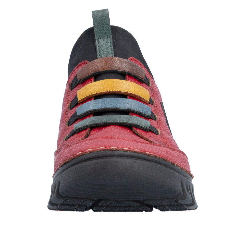 Rieker 57550-33 Red Slip On Shoe