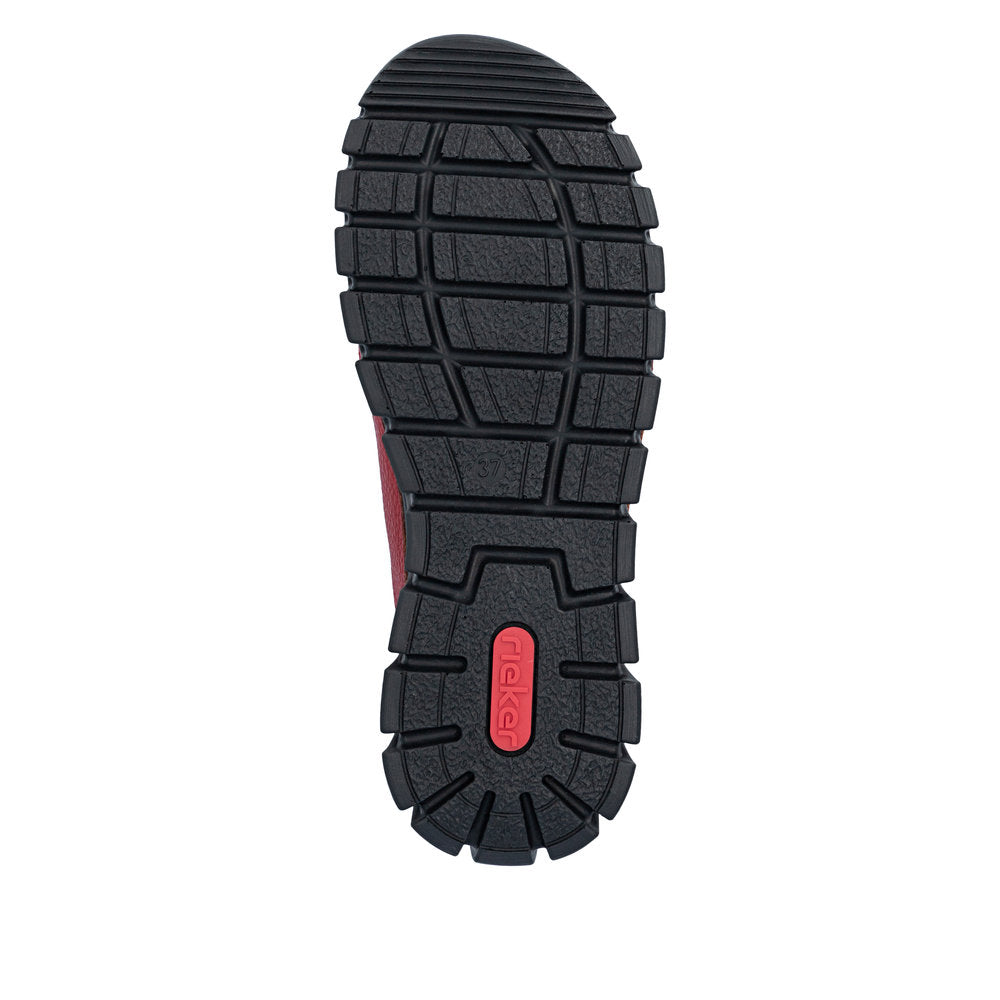 Rieker 57550-33 Red Slip On Shoe