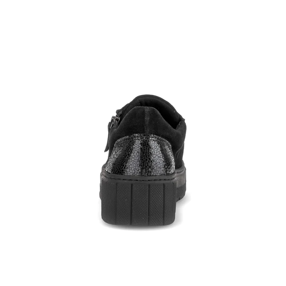 Gabor 6017.03.001 Fairway Black Suede H Fit Trainer