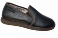 Nordikas Mens 663-N Negro/Black Full Leather Slipper - Updated Sole