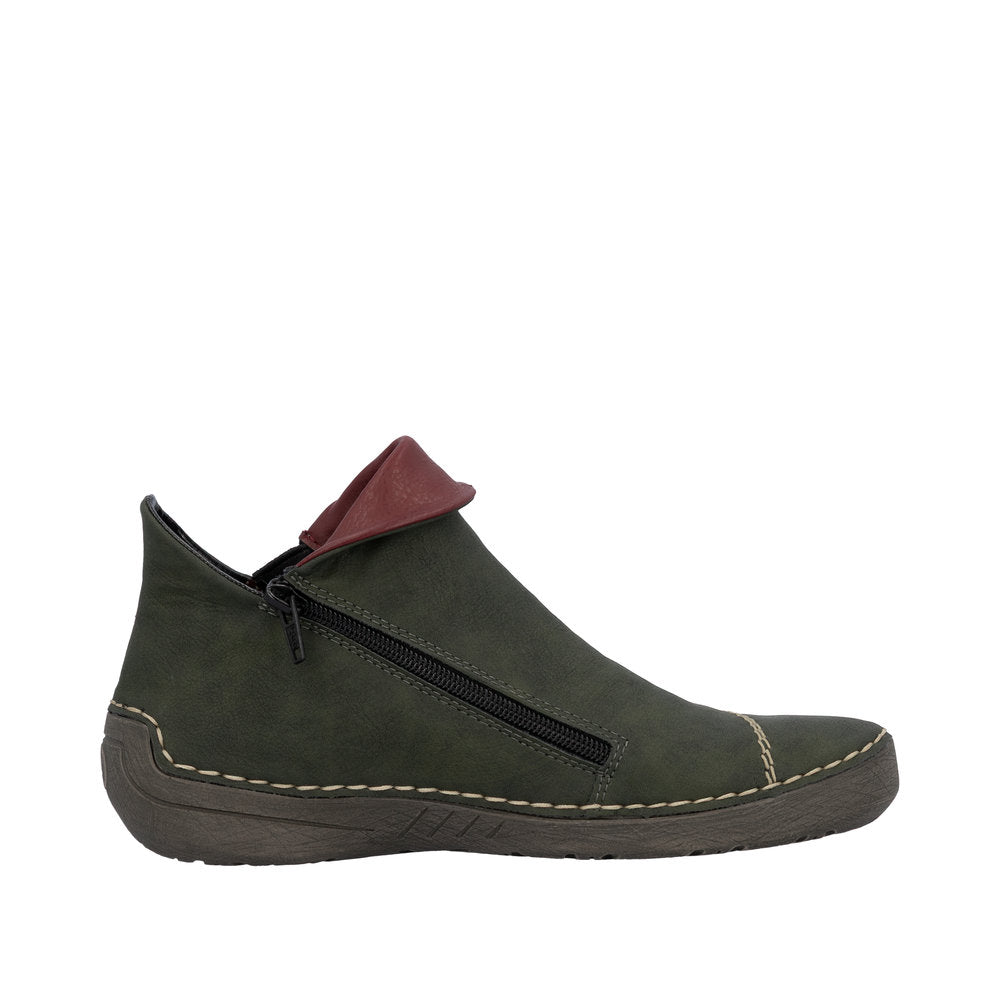 Rieker 72581-54 Zip Up Boot