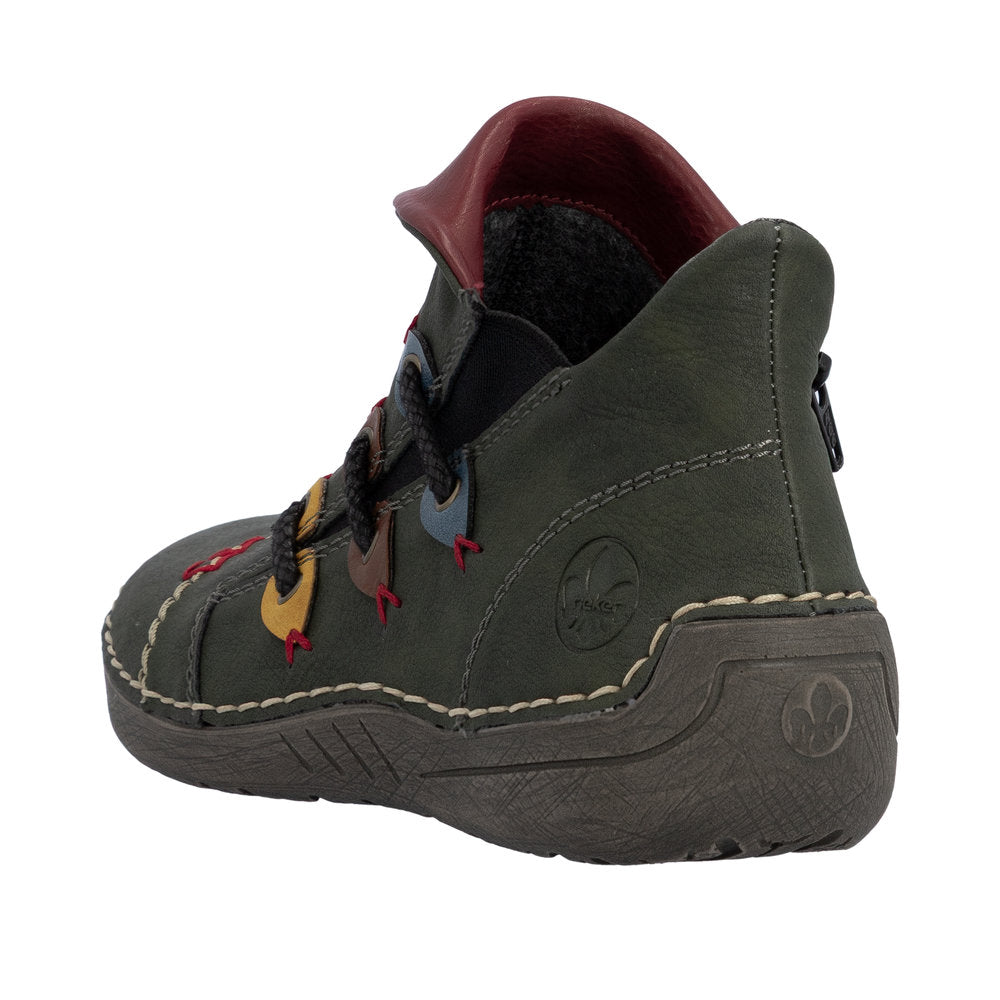 Rieker 72581-54 Zip Up Boot