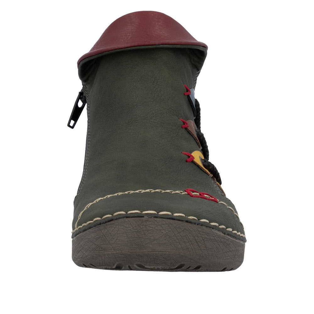 Rieker 72581-54 Zip Up Boot
