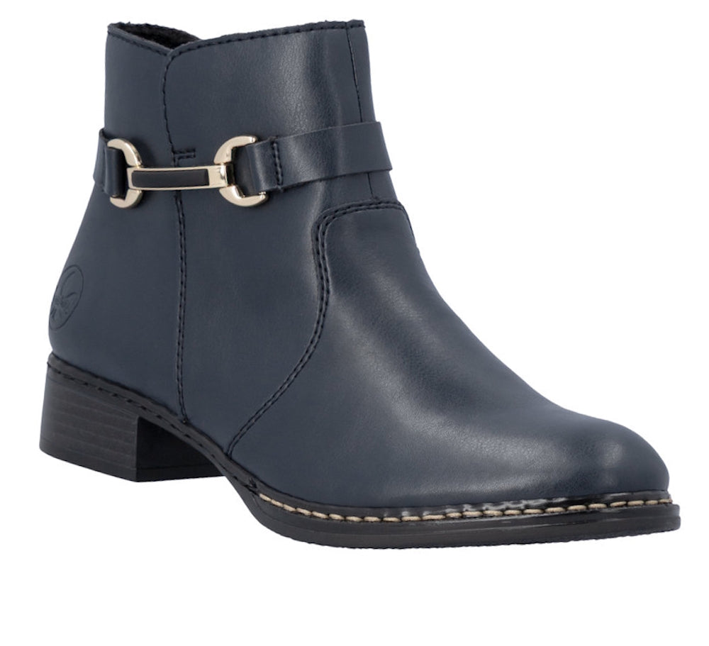Rieker 73487-14 Zip Up Ankle Boot