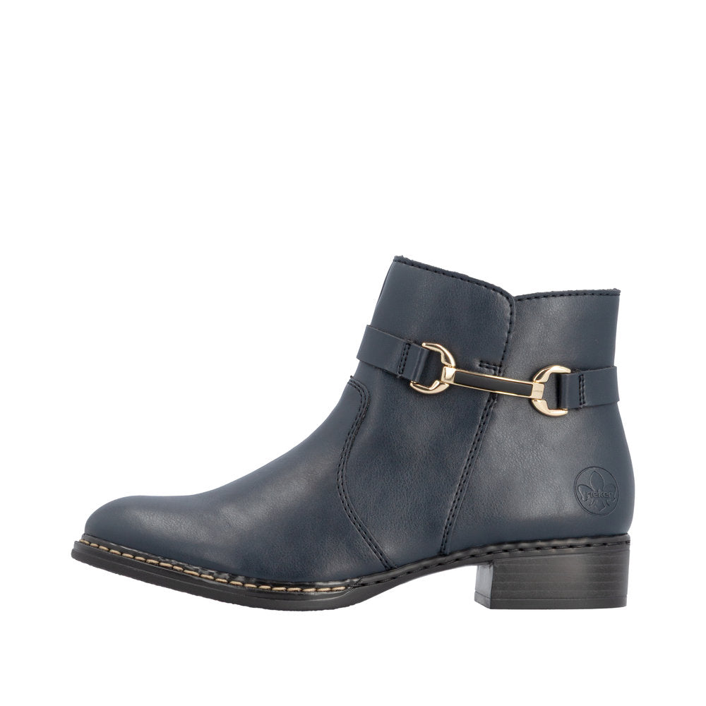 Rieker 73487-14 Zip Up Ankle Boot
