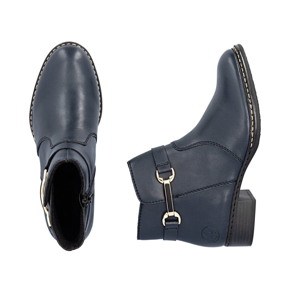 Rieker 73487-14 Zip Up Ankle Boot