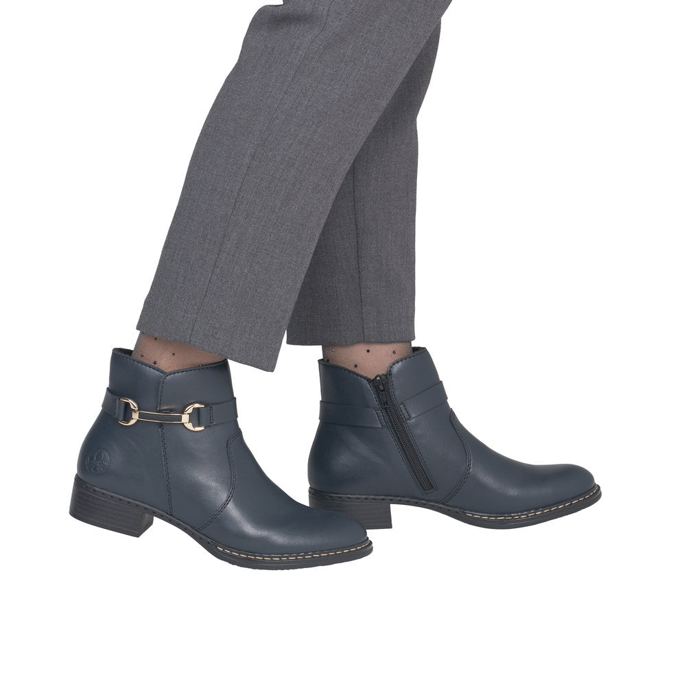 Rieker 73487-14 Zip Up Ankle Boot