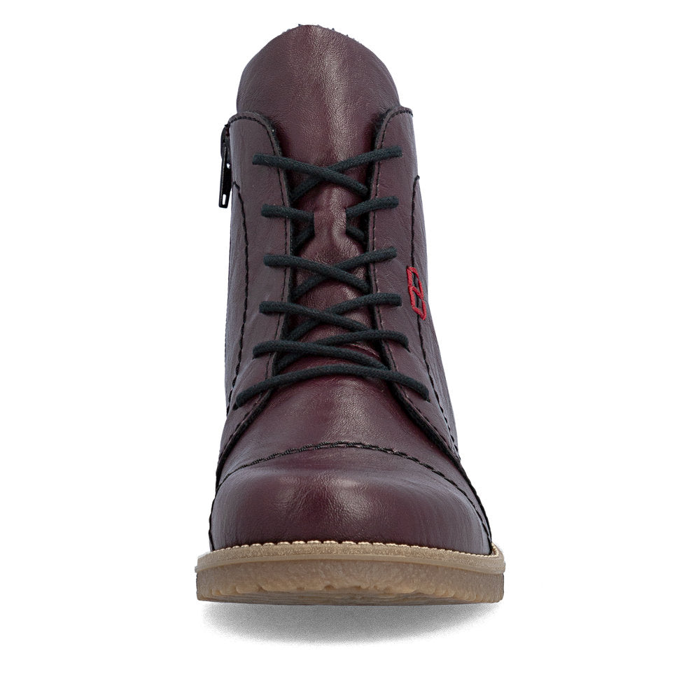 Rieker 73500-30 Zip & Lace Up Boot