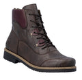 Rieker 73510-26 Brown Lace & Zip Up Ankle Boot