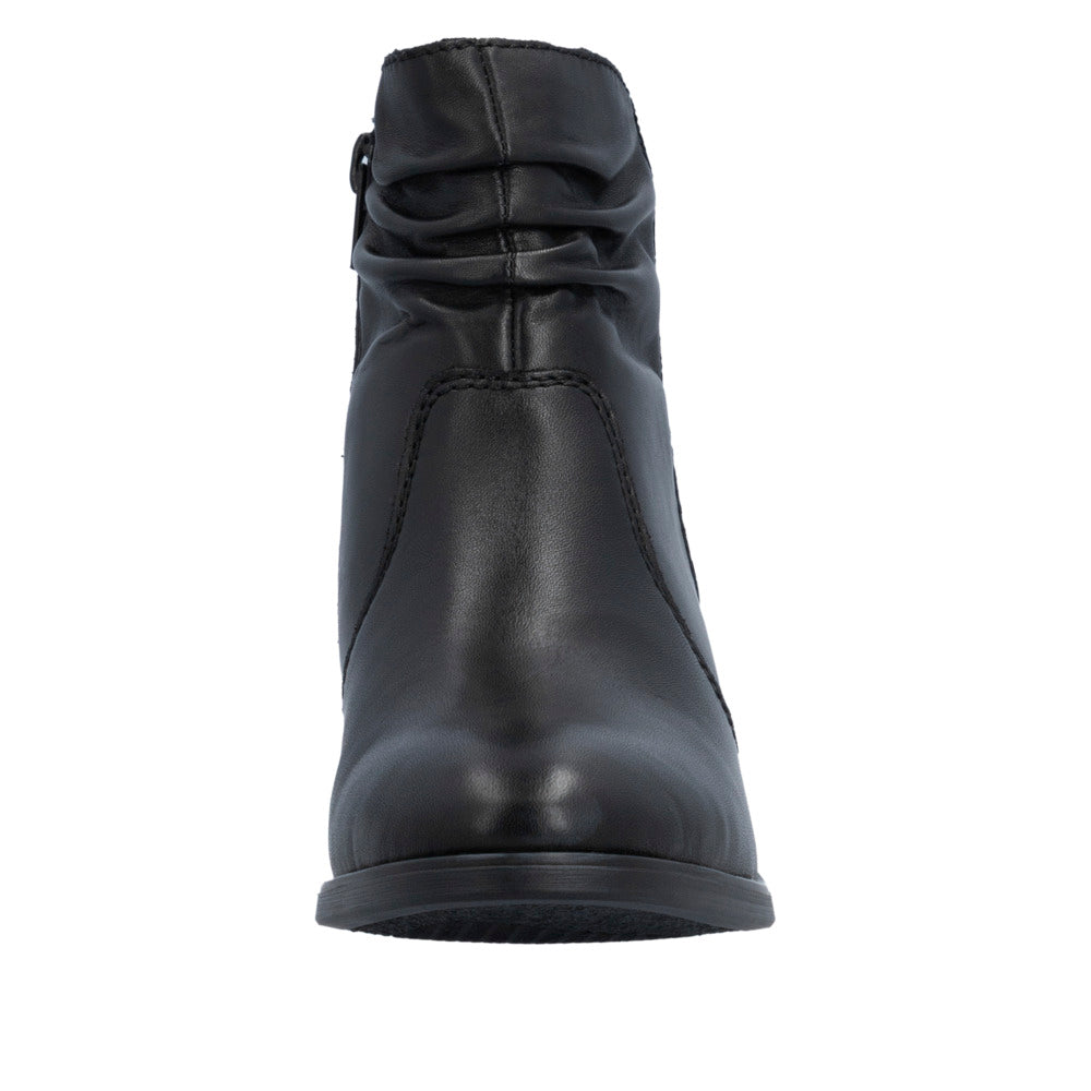 Rieker 73953-00 Leather Heeled Boot