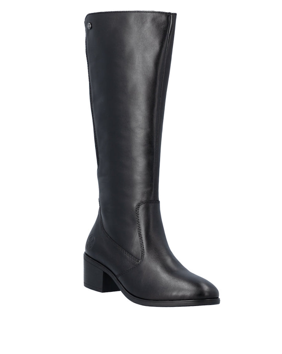 Rieker 73955-00 Black Long Boot