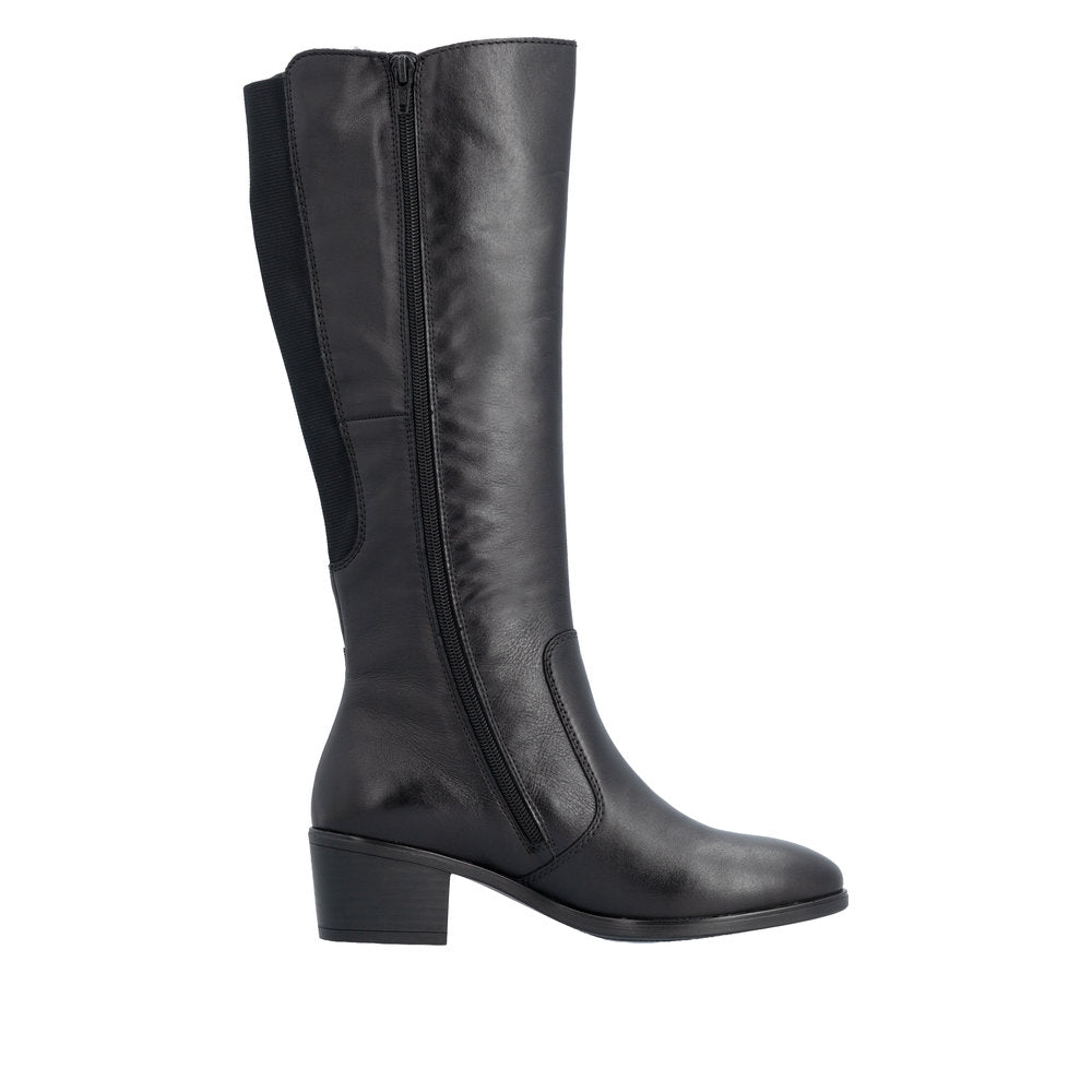 Rieker 73955-00 Black Long Boot