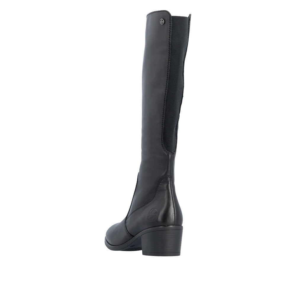 Rieker 73955-00 Black Long Boot