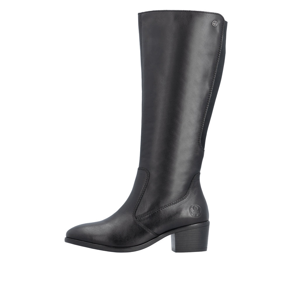 Rieker 73955-00 Black Long Boot