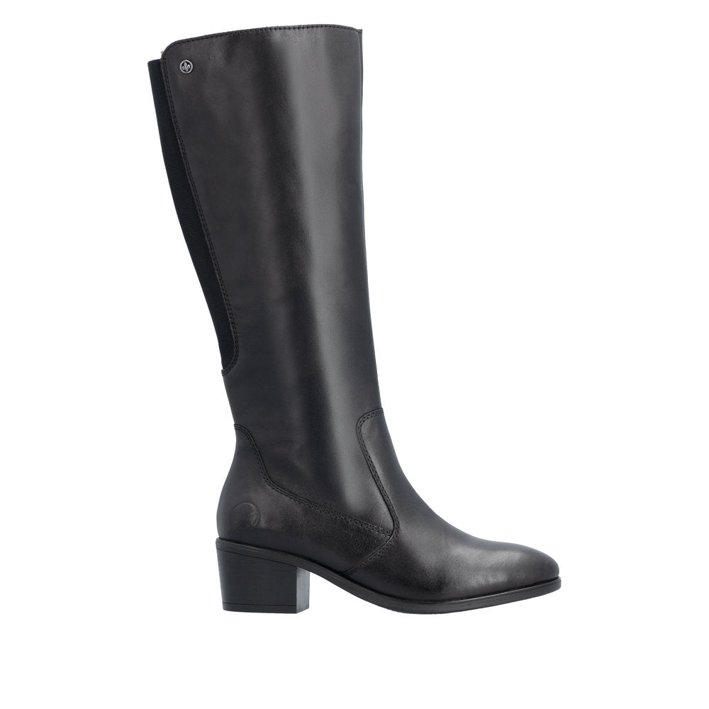 Rieker 73955-00 Black Long Boot