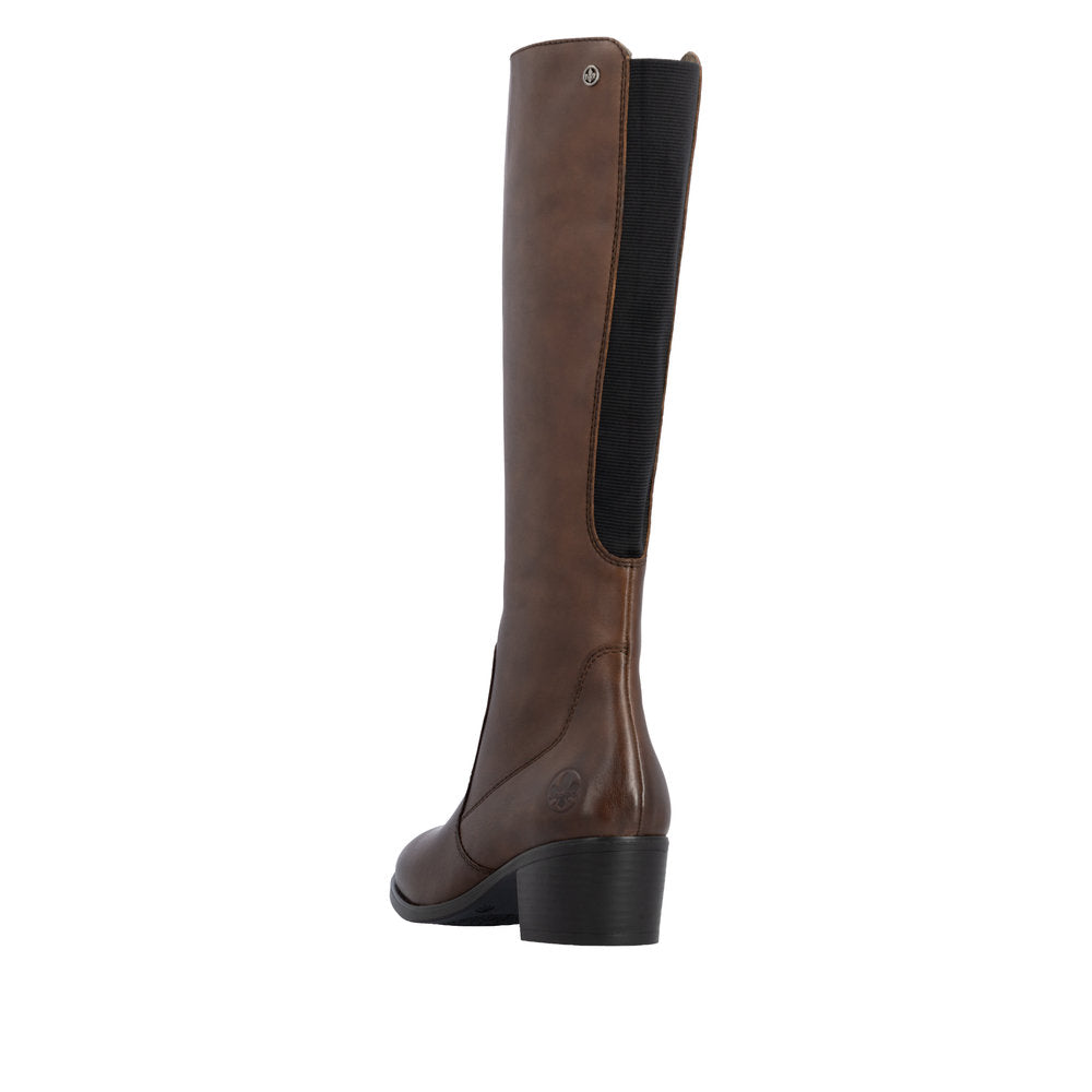 Rieker 73955-22 Chestnut Brown Long Boot