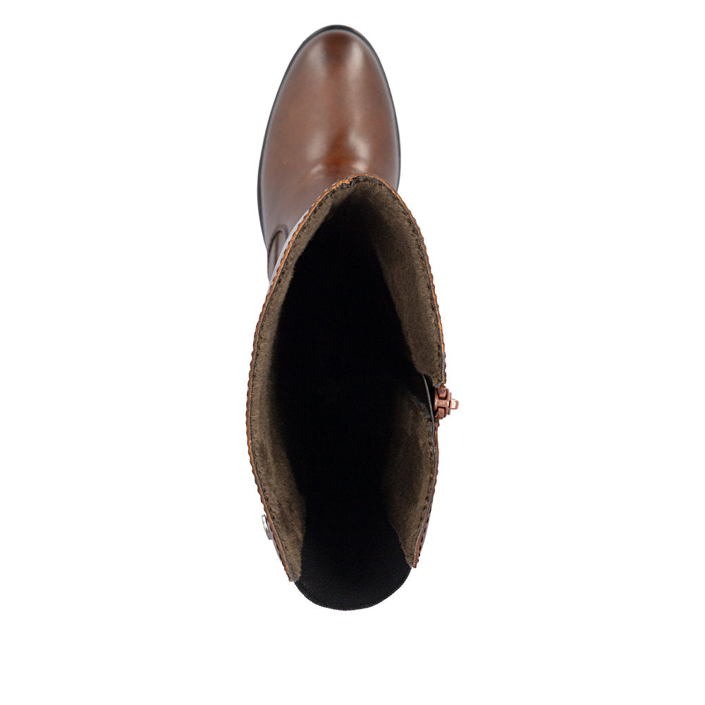 Rieker 73955-22 Chestnut Brown Long Boot
