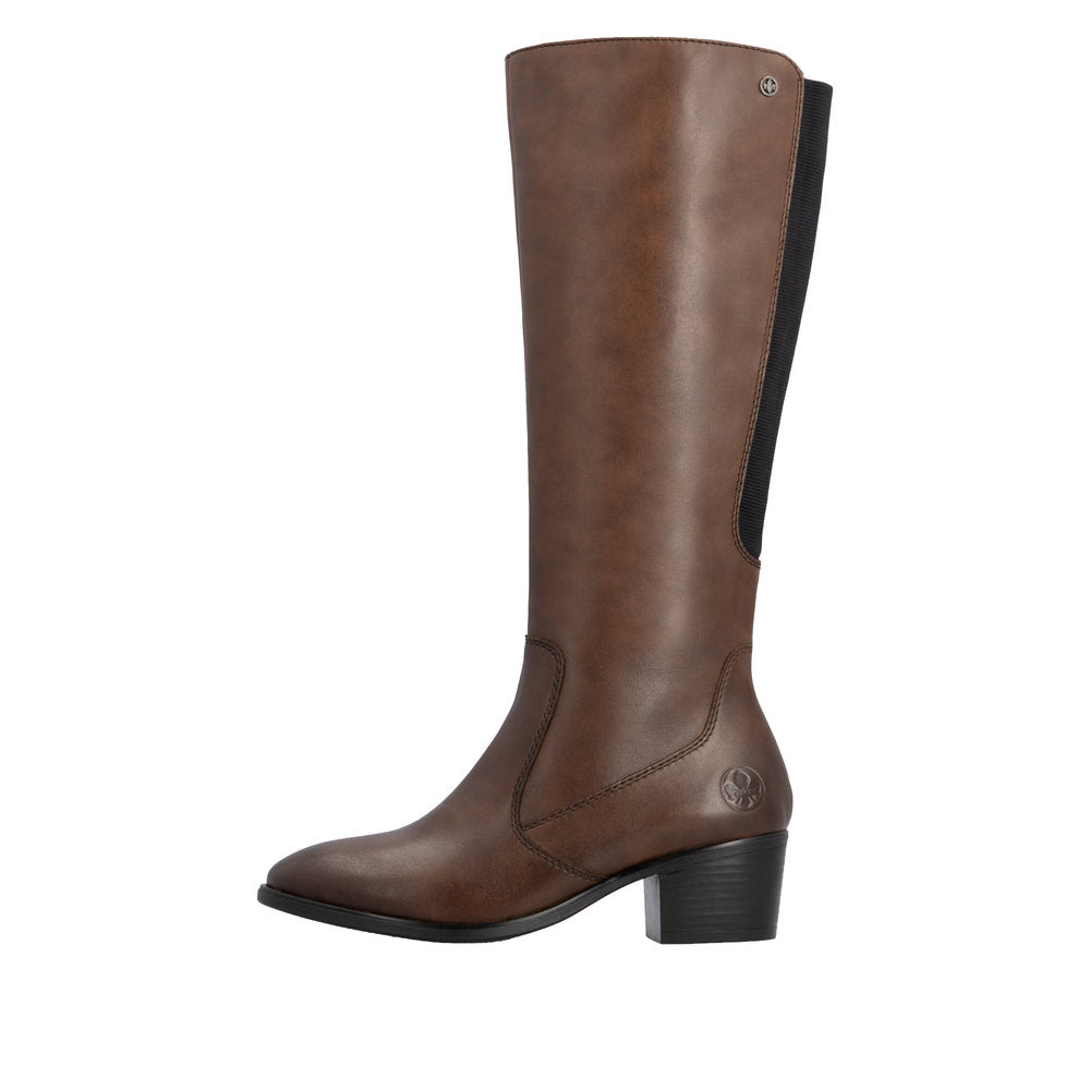 Rieker 73955-22 Chestnut Brown Long Boot