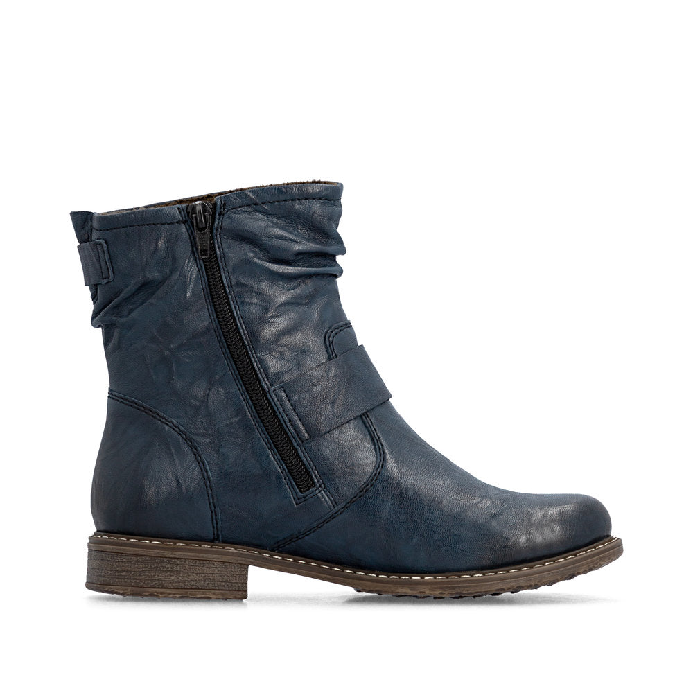 Rieker 74857-14 Blue Ankle Boot
