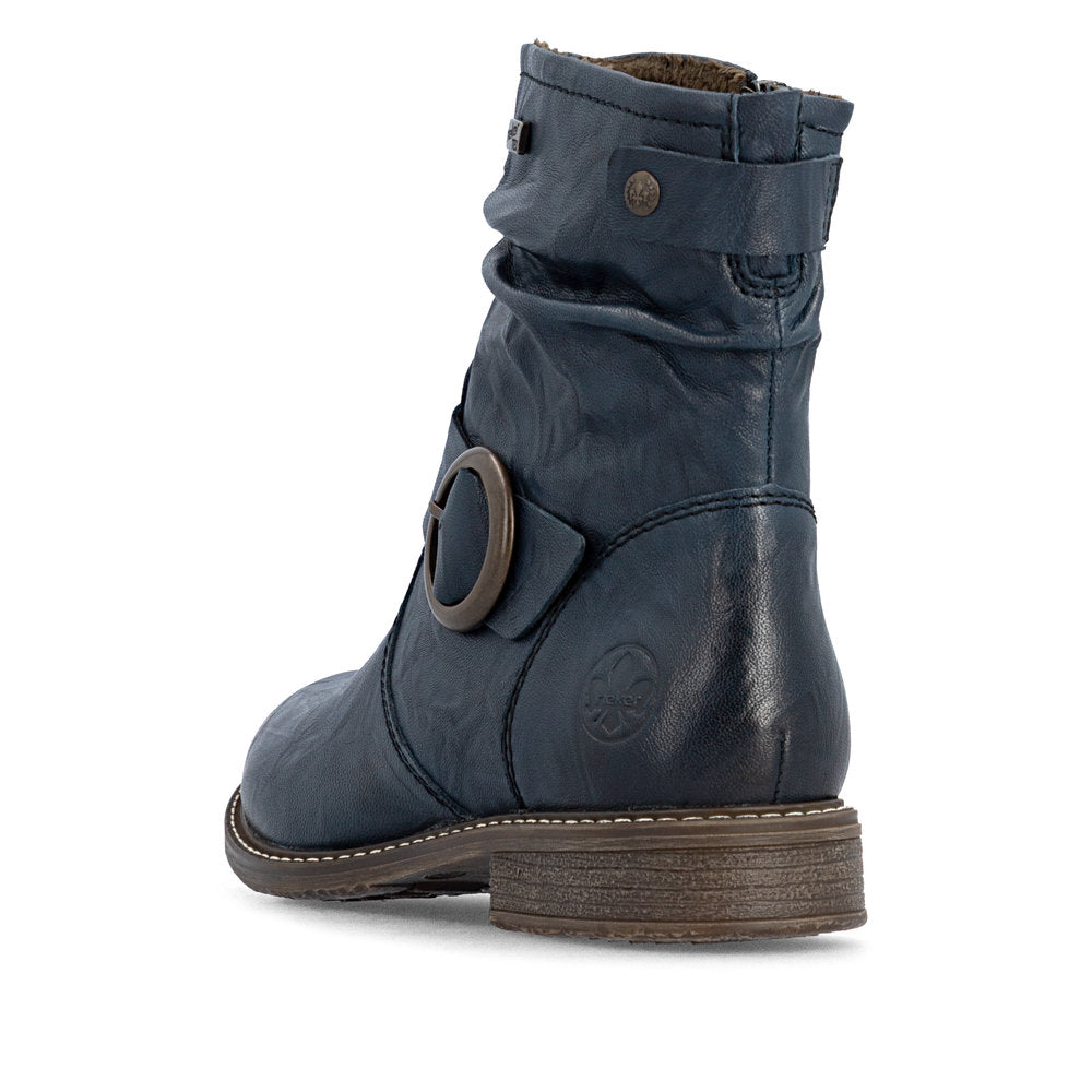 Rieker 74857-14 Blue Ankle Boot