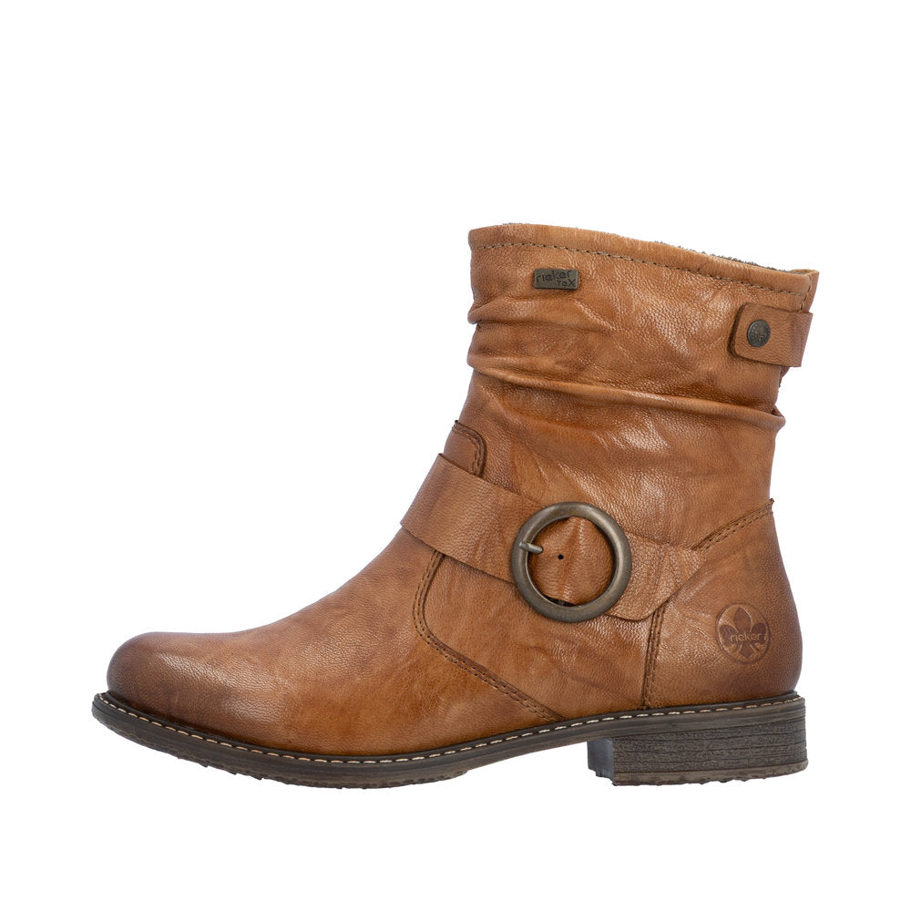 Rieker 74857-22 Brown Ankle Boot