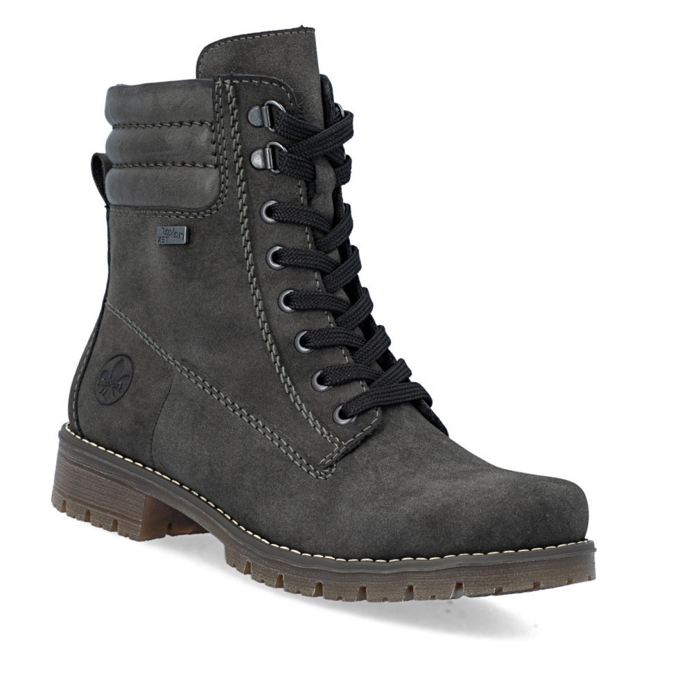 Rieker 79525-45 Lace & Zip Up Boot