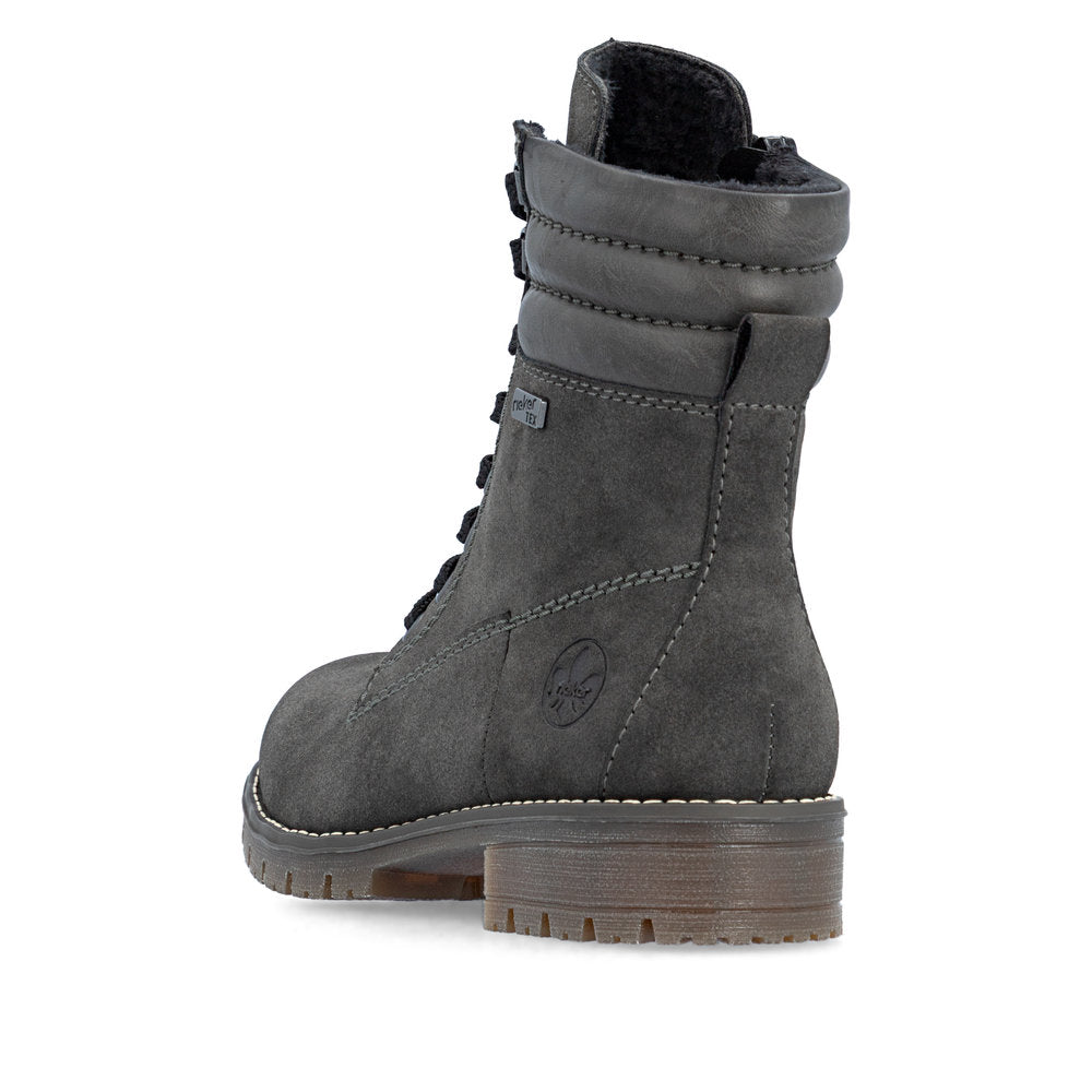 Rieker 79525-45 Lace & Zip Up Boot