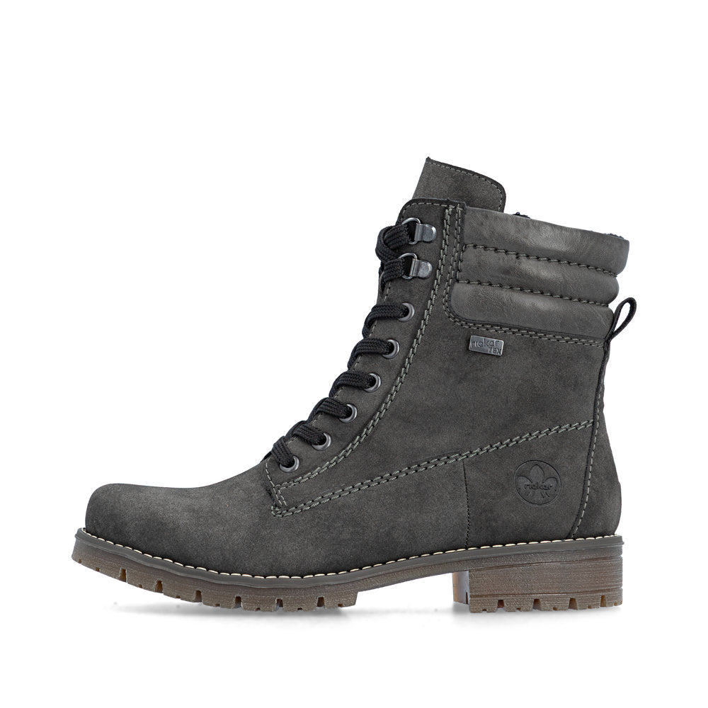 Rieker 79525-45 Lace & Zip Up Boot