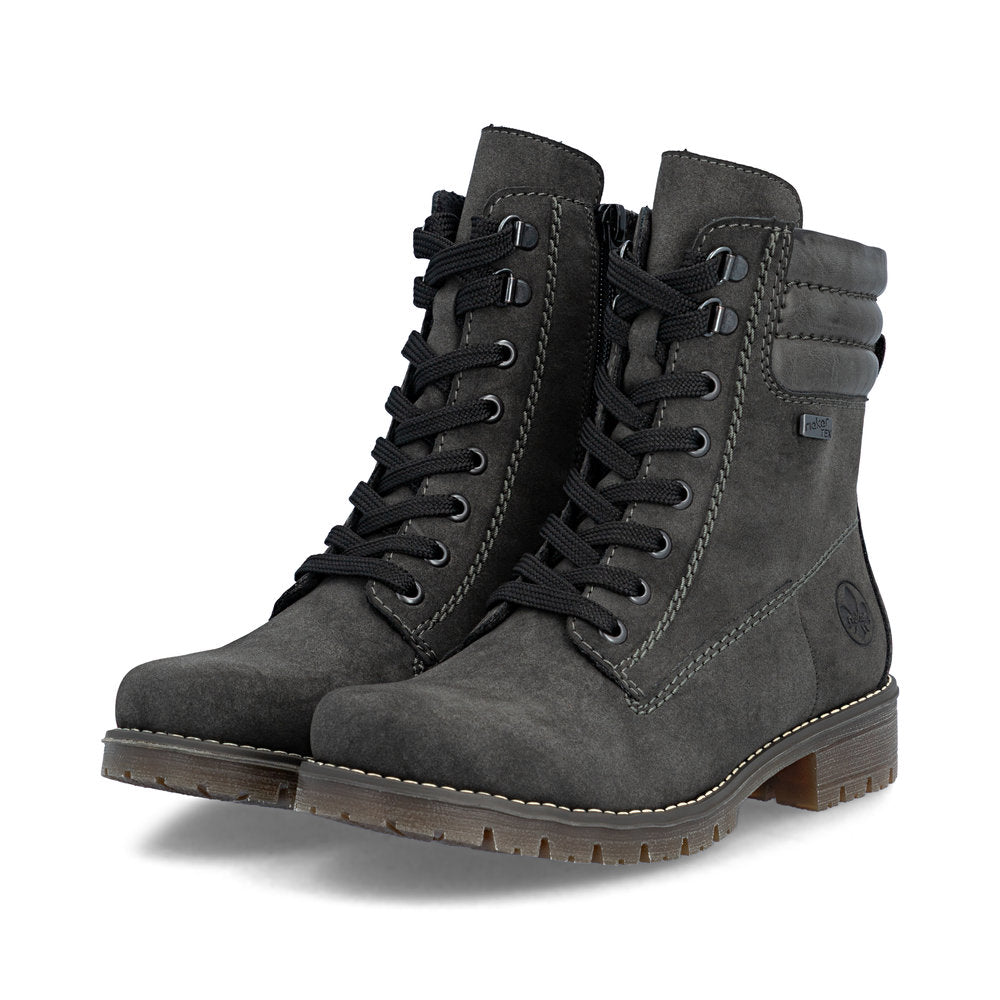 Rieker 79525-45 Lace & Zip Up Boot