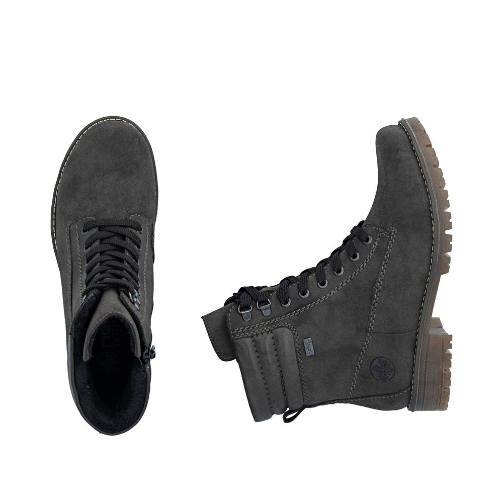 Rieker 79525-45 Lace & Zip Up Boot