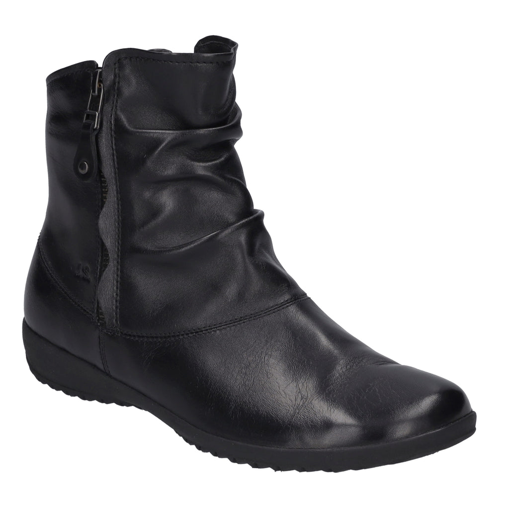 Josef Seibel Naly 24 Black Twin Zip Ankle Boot