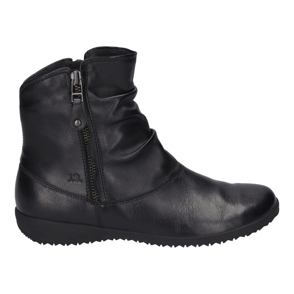 Josef Seibel Naly 24 Black Twin Zip Ankle Boot