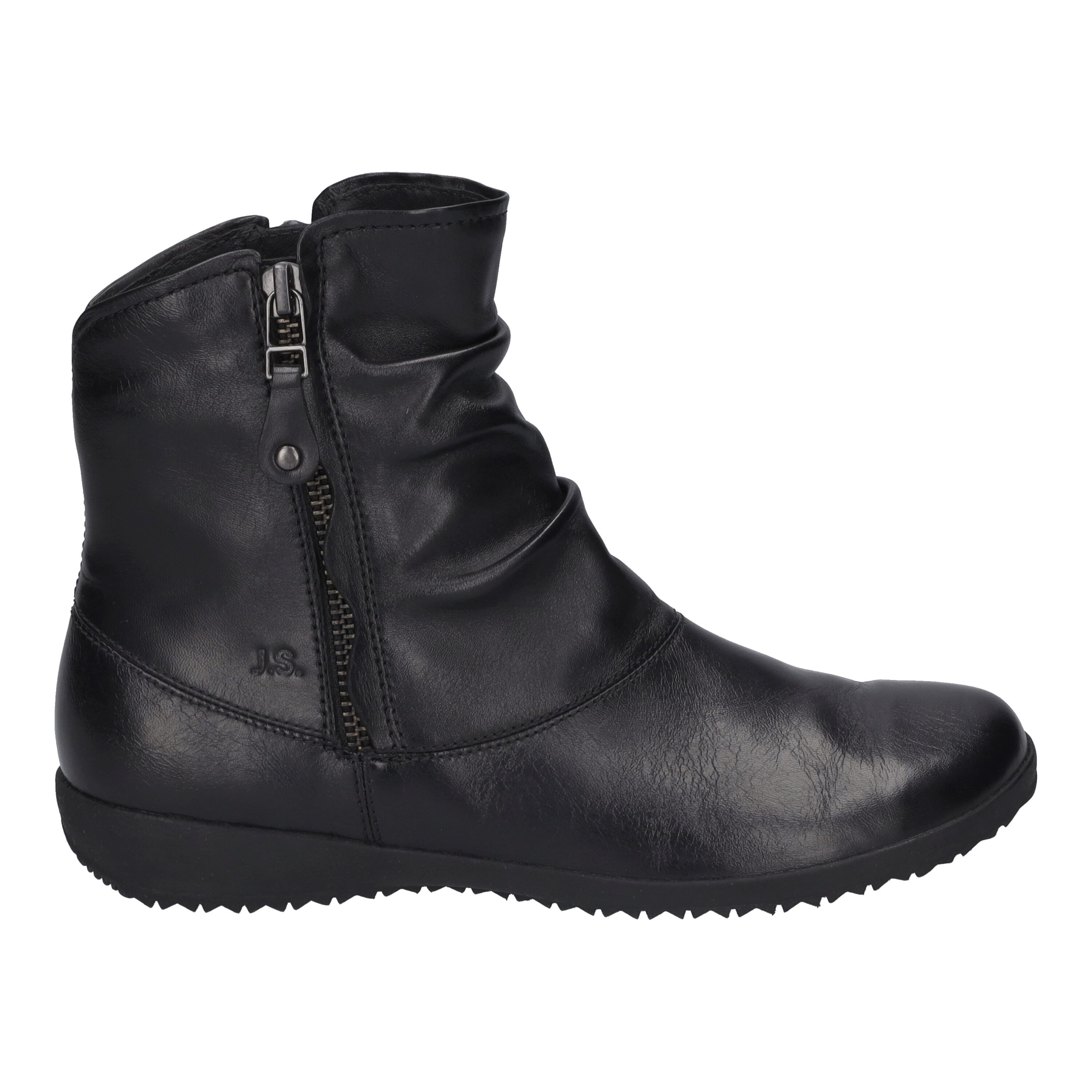 Josef Seibel Naly 24 Black Twin Zip Ankle Boot